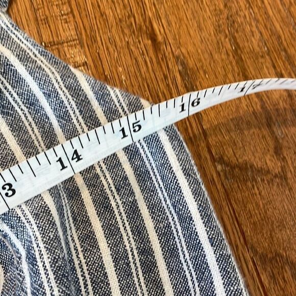 Old Navy striped linen blend jumpsuit small - Picture 4 of 8